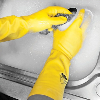 Polyco Deep Sink 62 Extra Long Rubber Gloves